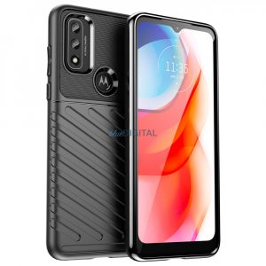 Husa Thunder Case blindata flexibila pentru Motorola Moto G Play 2022 neagra