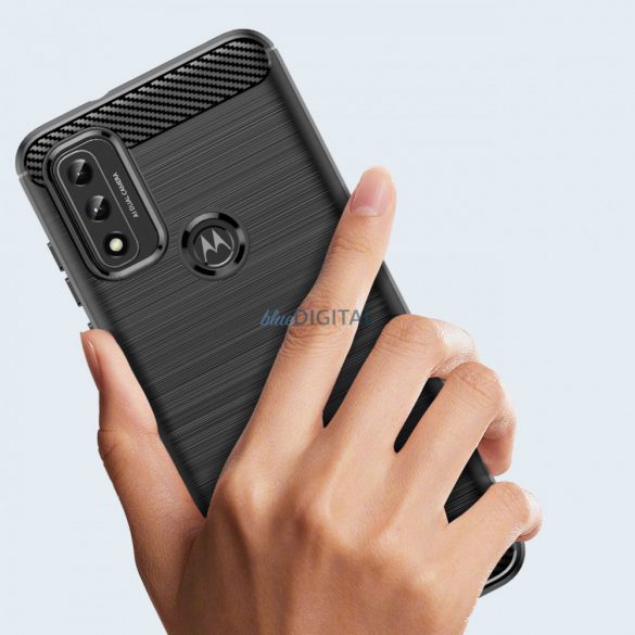 Husa Carbon Husa Husa Flexibila Motorola Moto G Play 2022 neagra