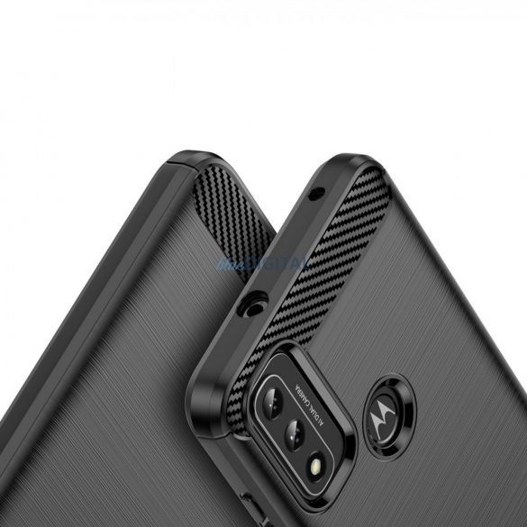 Husa Carbon Husa Husa Flexibila Motorola Moto G Play 2022 neagra