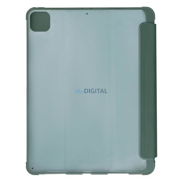 Stand Tablet Husă Smart Husă husă pentru iPad 10.2 '' 2021 cu funcția de stand verde