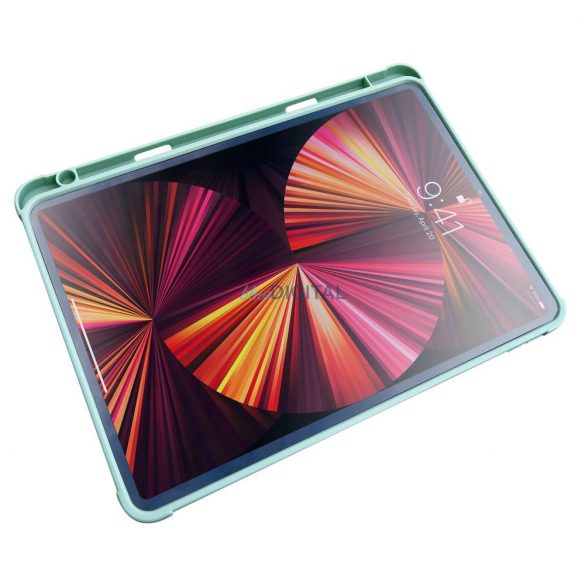 Stand Tablet Husă Smart Husă husă pentru iPad 10.2 '' 2021 cu funcția de stand verde