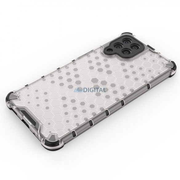 Honeycomb husă Husă blindat cu un cadru de gel pentru Samsung Galaxy M53 5G transparent