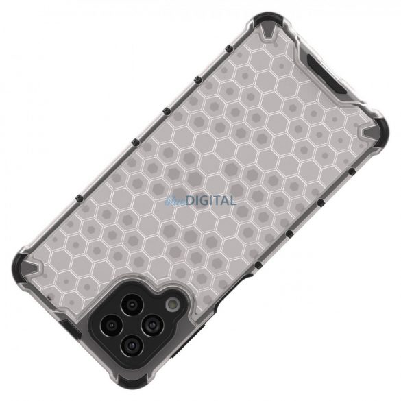 Honeycomb husă Husă blindat cu un cadru de gel pentru Samsung Galaxy M53 5G transparent