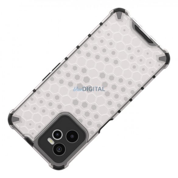 Husă Honeycomb Husă blindat cu o ramă de gel Realme C35 transparent