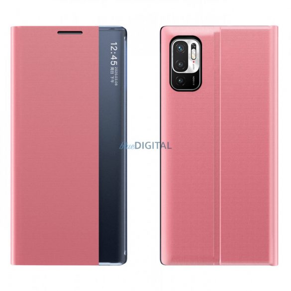 New Sleep Husă Husă Flip Husă pentru Xiaomi Redmi Note 11 Pro 5G / 11 Pro roz