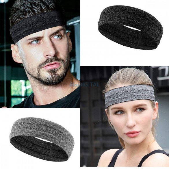 Banda de cap din material elastic pentru alergat fitness roz