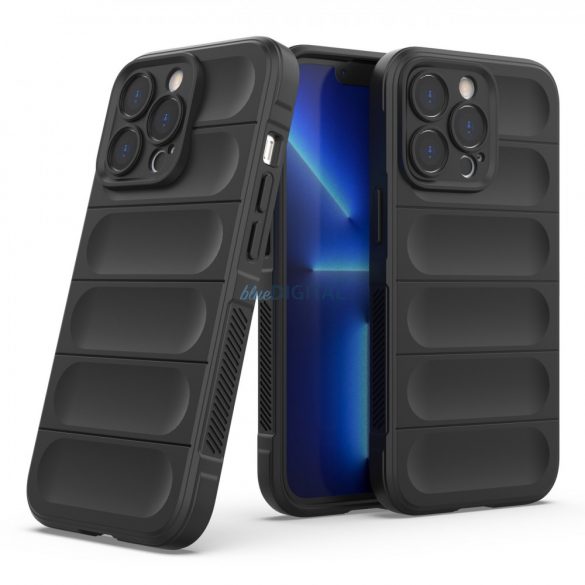 Husa Magic Shield Case pentru iPhone 13 Pro carcasa blindata flexibila albastru inchis