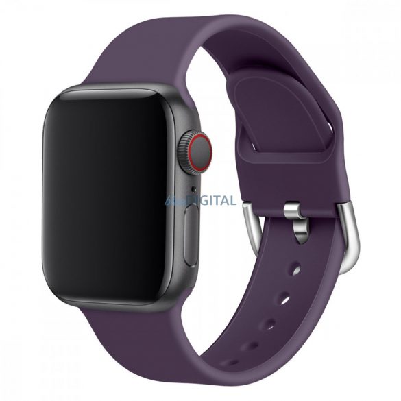 Curea de silicon APS Silicone Band pentru ceas 9 / 8 / 7 / 6 / 5 / 4 / 3 / 2 / SE (41 / 40 / 38mm) curea ceas brățară roșu