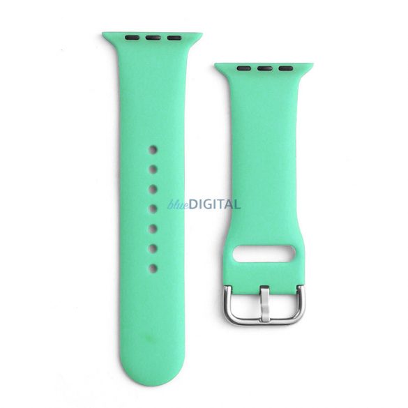 Curea de silicon APS Silicone Band pentru ceas 9 / 8 / 7 / 6 / 5 / 4 / 3 / 2 / SE (41 / 40 / 38mm) curea ceas brățară Mint