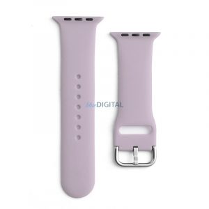 Curea de silicon APS Silicone Band pentru ceas Ultra / 9 / 8 / 7 / 6 / 5 / 4 / 3 / 2 / SE (49 / 45 / 44 / 42mm) curea ceas brățară violet