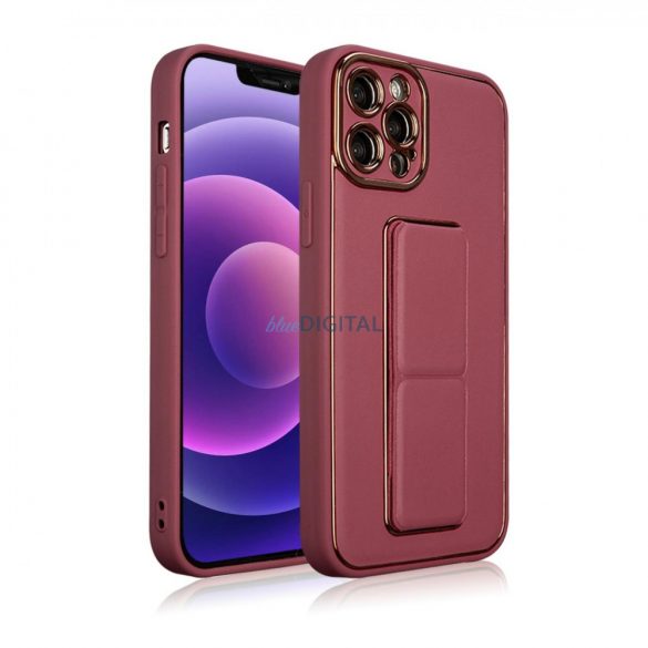 Husă nouă Kickstand Case pentru iPhone 13 cu suport roșu