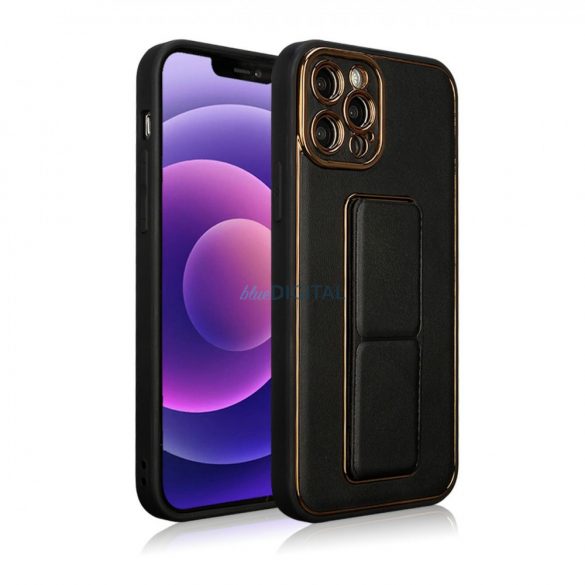 Noua husa Kickstand Case pentru iPhone 13 cu suport negru