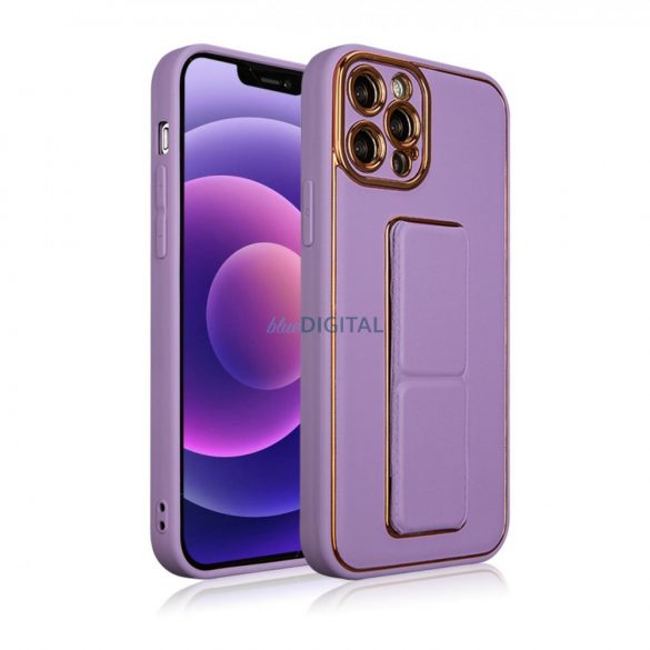 Noua husa Kickstand Case pentru iPhone 13 cu suport violet