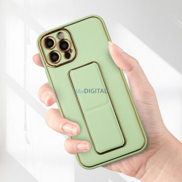 Noua husa Kickstand Case pentru iPhone 13 Pro Max cu suport roz