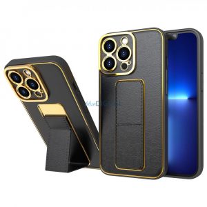 Noua husa Kickstand Case pentru iPhone 13 Pro Max cu suport negru