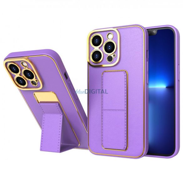 Noua husa Kickstand pentru Samsung Galaxy A13 cu suport violet