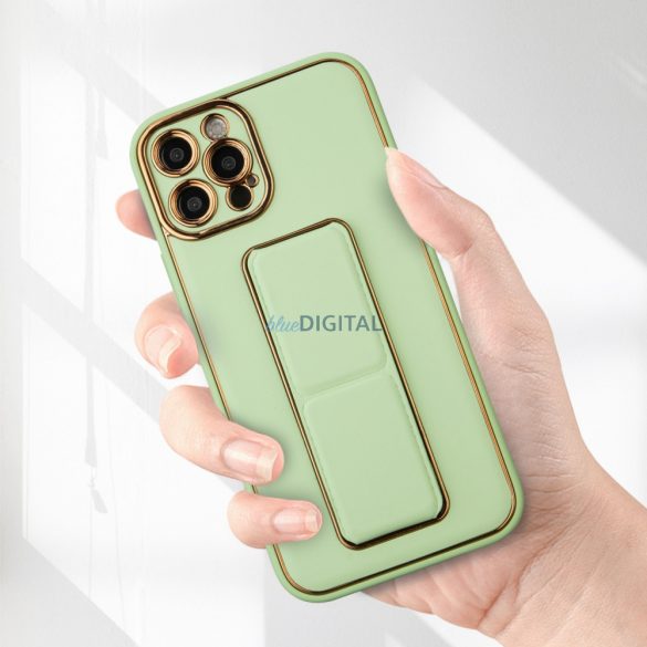 Husă nouă Kickstand Case pentru iPhone 12 Pro cu suport roșu