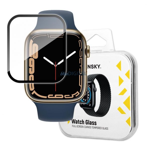 Wozinsky Watch sticlă sticlă hibridă pentru Apple Watch 7 41mm negru