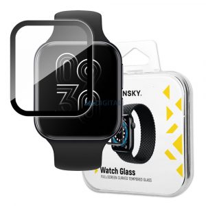 Sticla hibrida Wozinsky Watch Glass pentru Oppo Watch 41 mm neagra