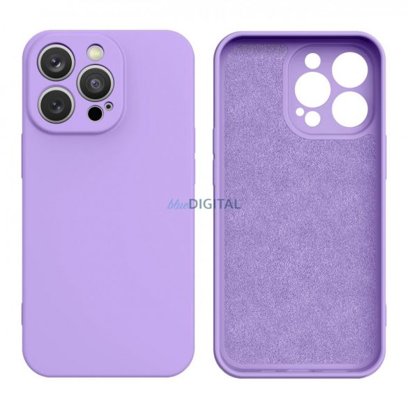 Husa din silicon pentru iPhone 14 Plus husa din silicon violet