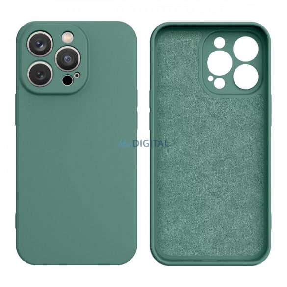 Husa din silicon pentru iPhone 14 Plus husa din silicon verde