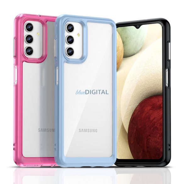 Husă Outer Space pentru Samsung Galaxy A13 5G cu cadru flexibil transparent