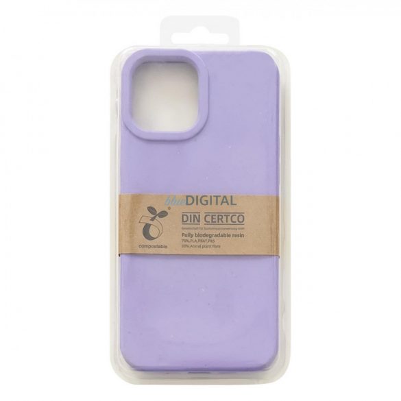 Husa Eco Case pentru iPhone 14 Plus husa silicon degradabila bleumarin