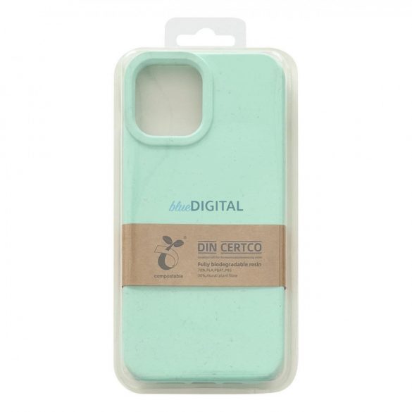 Husa Eco Case pentru iPhone 14 Plus husa silicon degradabila verde menta