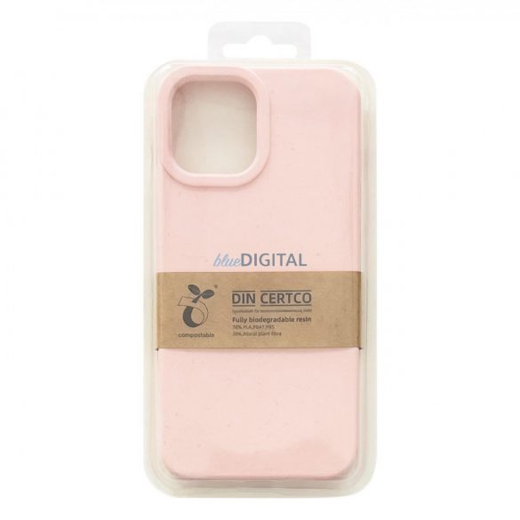 Husa Eco Case pentru iPhone 14 Plus husa silicon degradabila roz