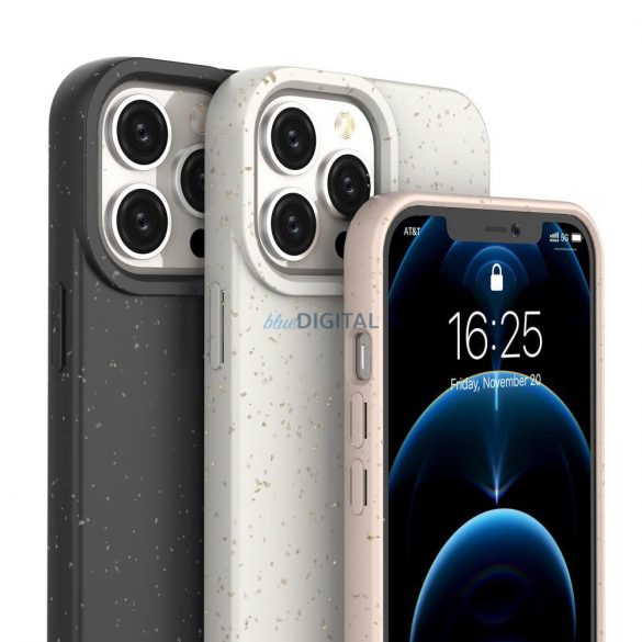 Husa Eco Case pentru iPhone 14 Plus husa silicon degradabila galbena