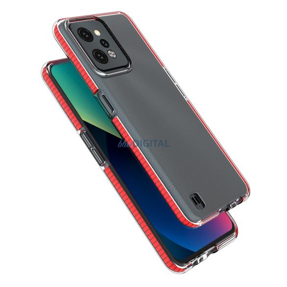 Husa Spring Case pentru husa din silicon Realme C31 cu rama neagra