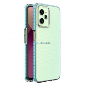 Husa Spring pentru husa din silicon Realme C35 cu rama albastru deschis