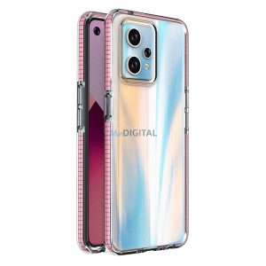 Husa Spring pentru Realme 9 Pro+ / Realme 9 husa din silicon cu rama roz deschis