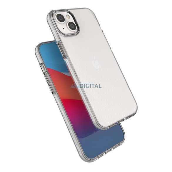 Husa Spring Case pentru iPhone 14 Plus husa din silicon cu rama albastru deschis