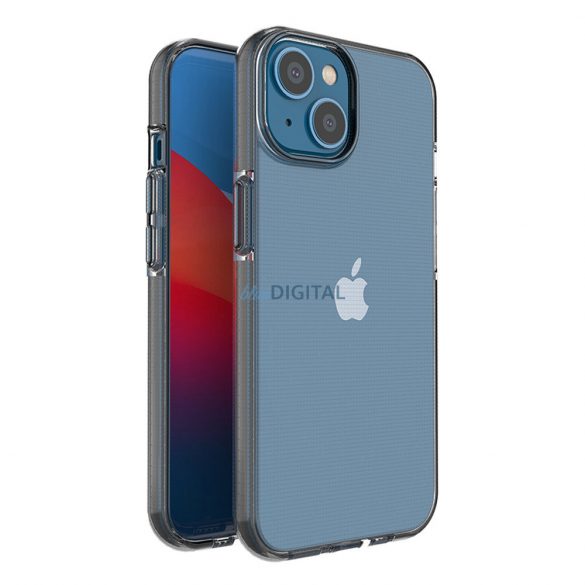 Husa Spring Case pentru husa din silicon pentru iPhone 14 cu rama neagra