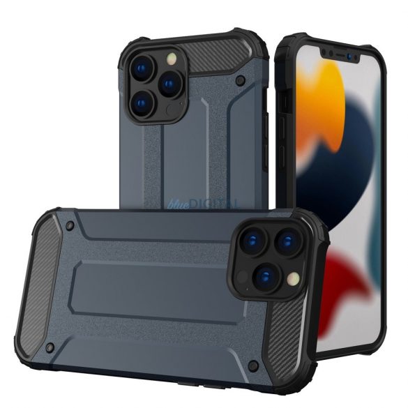 Husa Hybrid Armor pentru iPhone 14 Pro husa hibrid blindata albastra