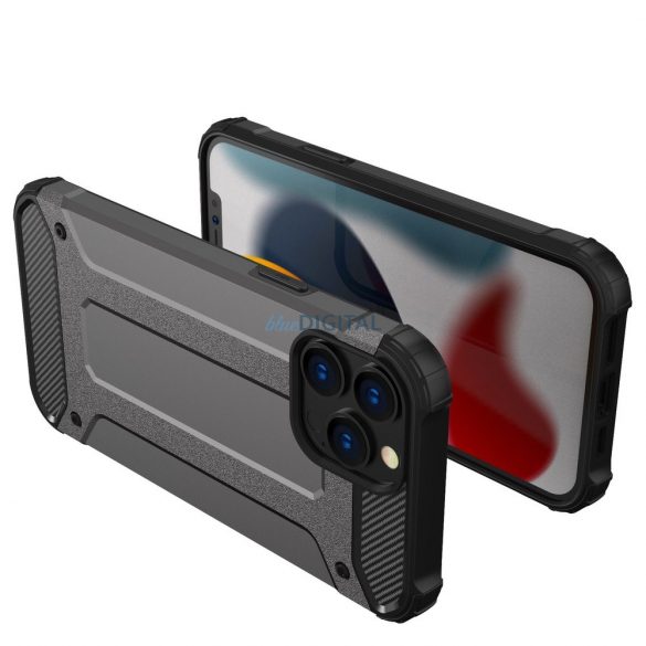 Husa Hybrid Armor pentru iPhone 14 Pro husa hibrid blindata albastra