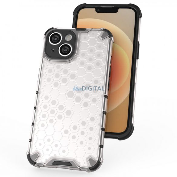 Honeycomb husă pentru iPhone 14 blindate Husă hibrid transparent