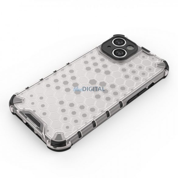 Honeycomb husă pentru iPhone 14 blindate Husă hibrid transparent