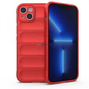 Husa Magic Shield Case pentru iPhone 14 Plus husa blindata flexibila rosie