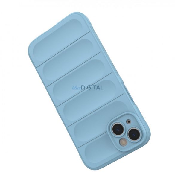 Husa Magic Shield Case pentru iPhone 14 Plus carcasa blindata flexibila albastru deschis