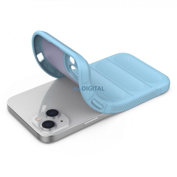 Husa Magic Shield Case pentru iPhone 14 Plus carcasa blindata flexibila albastru deschis