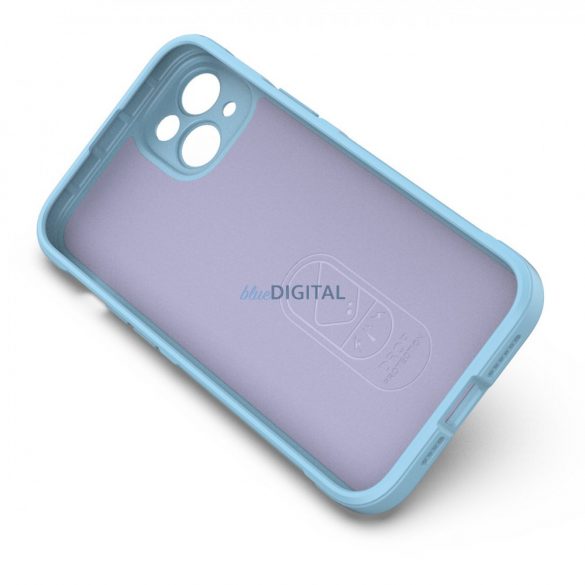 Husa Magic Shield Case pentru iPhone 14 Plus carcasa blindata flexibila albastru deschis