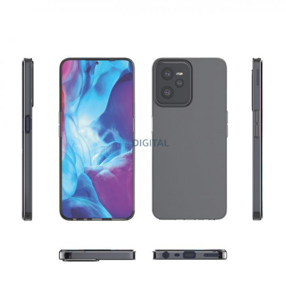 Carcasa Ultra Clear de 0,5 mm pentru husa subtire Realme C35 transparenta