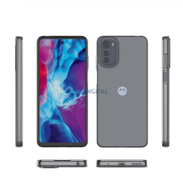 Ultra Clear 0.5mm husă pentru Motorola Moto E32 Husă subțire transparent