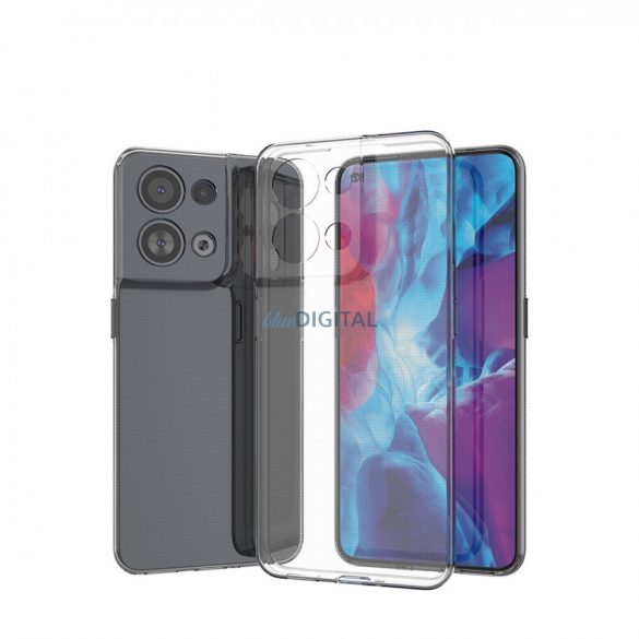 Husa Ultra Clear de 0,5 mm pentru husa subtire Oppo Reno 8 transparenta