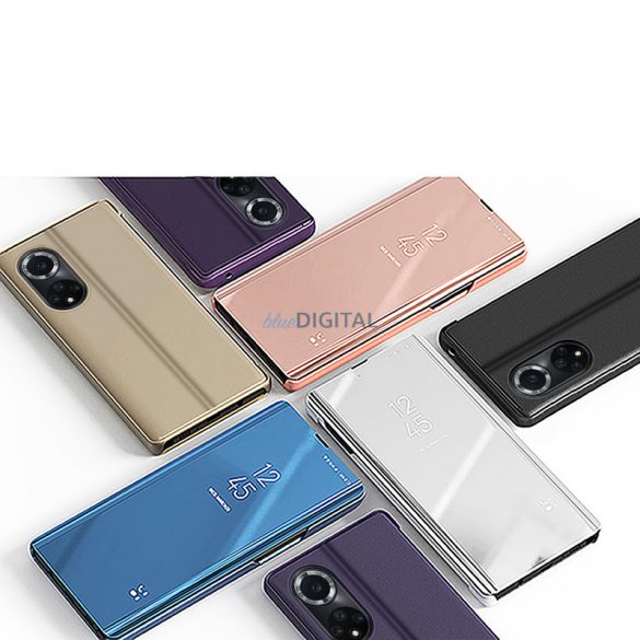 Clear View Husă pentru Huawei nova 9 flip Husă negru