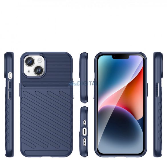 Thunder Case iPhone 14 Plus husă blindată albastră