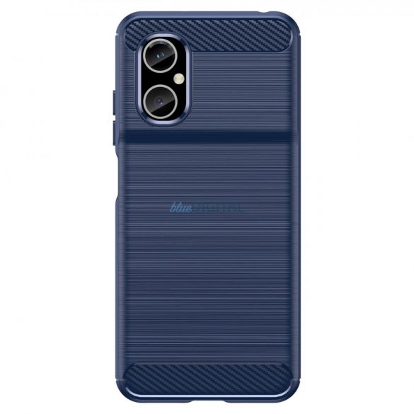 Husă de carbon pentru Xiaomi Redmi Note 11E / Redmi 10 5G / Redmi 10 Prime + 5G / Poco M4 5G Flexible Silicone Carbon Husă Blue