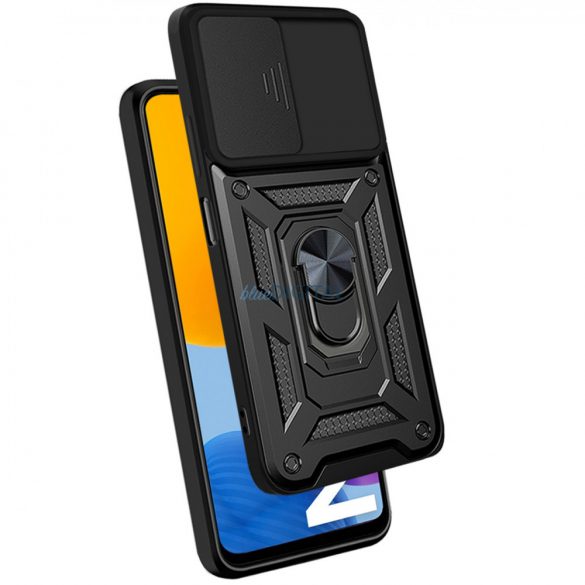 Husă Hybrid Armor Camshield pentru Samsung Galaxy A13 5G Husă blindată cu Husă pentru cameră albastră